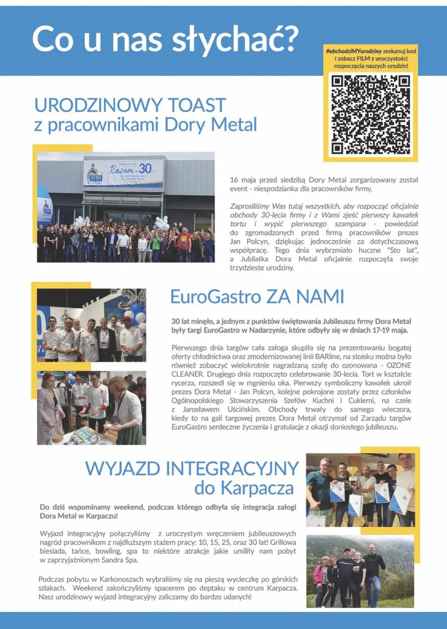biuletyna 30 lat dora metal
