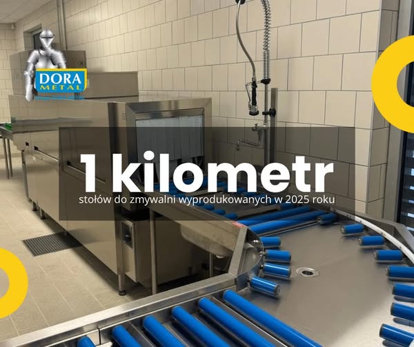 Stoły do zmywalni Dora metal